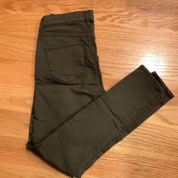 TopShop Olive Green Jeans - Picture 1 of 4